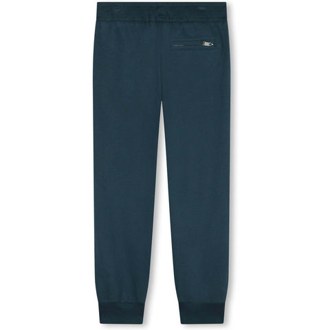 LANVIN Boys Teal Curb Joggers LANVIN Boys Teal Curb Joggers