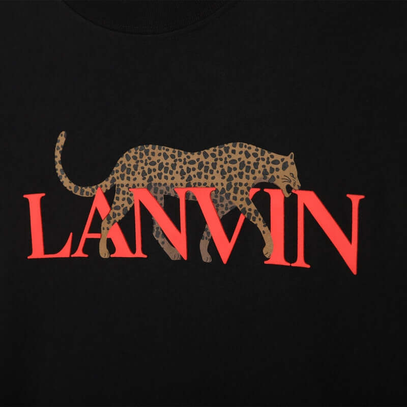 Lanvin Boys Black Hobo Cat T-Shirt Lanvin Boys Black Hobo Cat T-Shirt