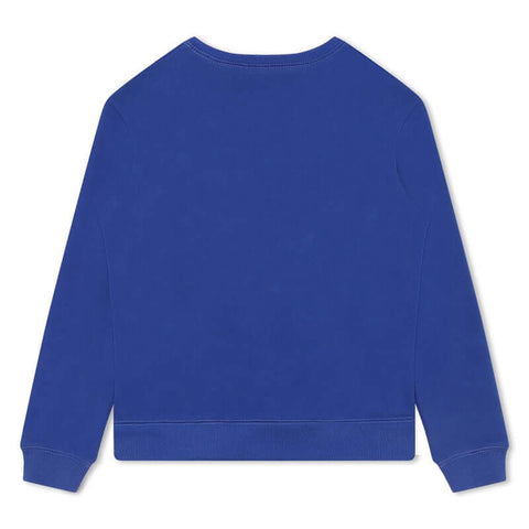 Lanvin Boys Blue Cotton Sweatshirt a Lanvin Boys Blue Cotton Sweatshirt a