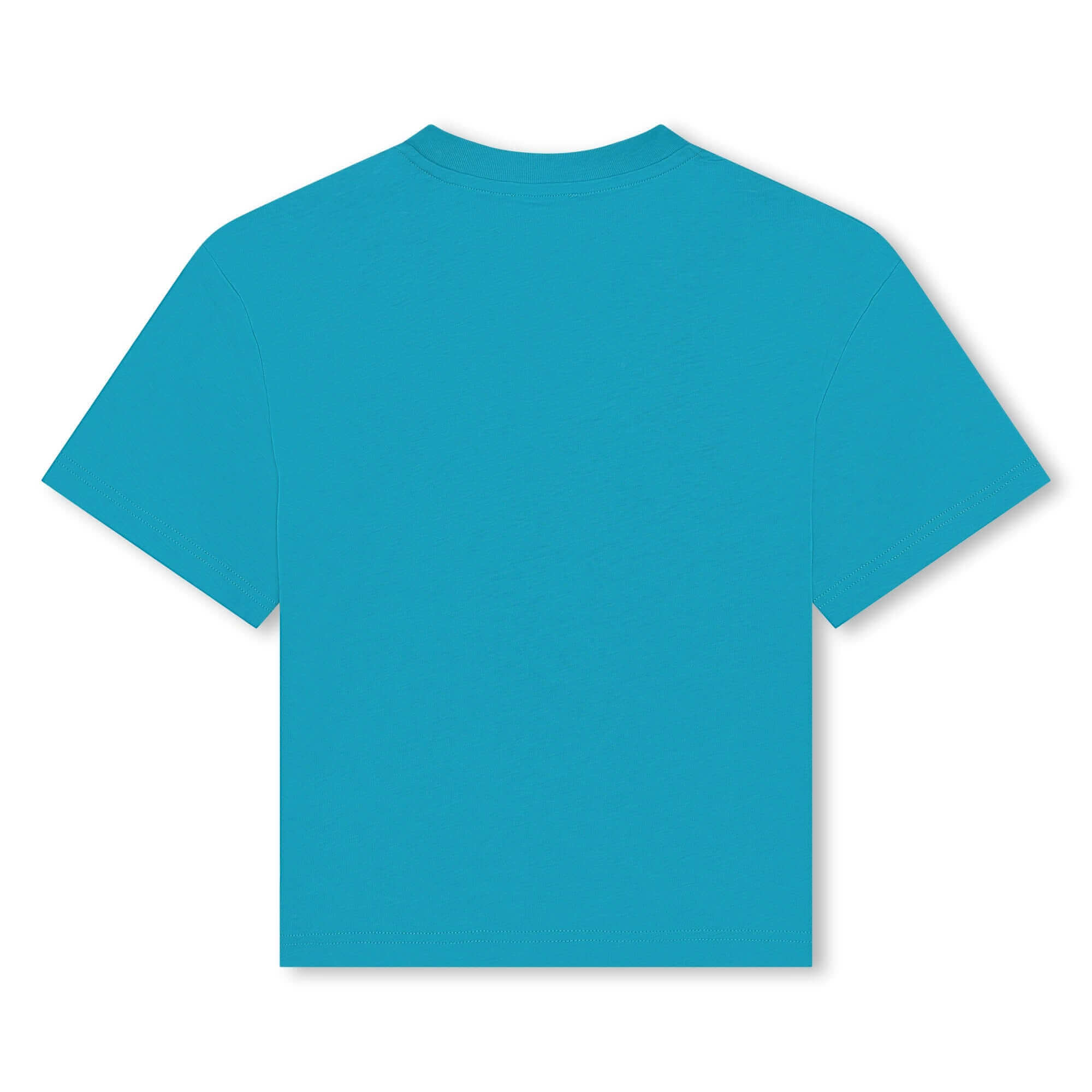 Lanvin Boys Cotton Turquoise Logo T-Shirt Lanvin Boys Cotton Turquoise Logo T-Shirt