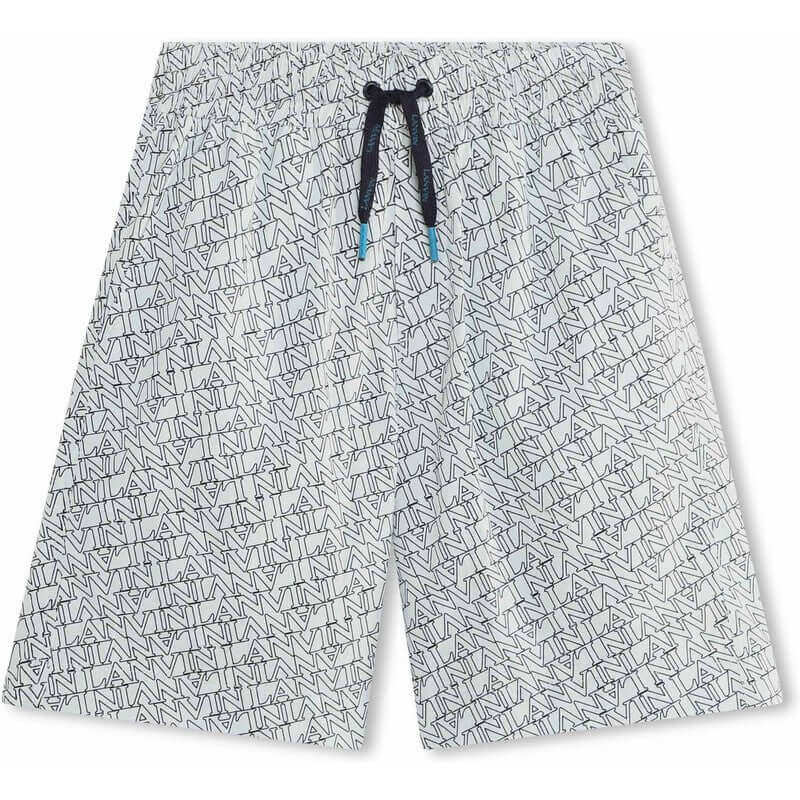 Lanvin Boys Logo Pattern Shorts Lanvin Boys Logo Pattern Shorts