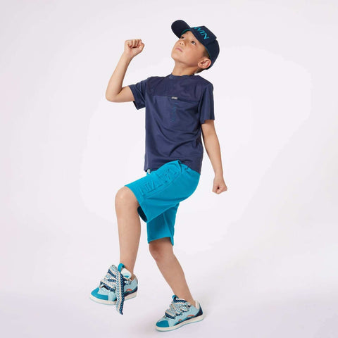 Lanvin Boys Navy Cotton T-Shirt Lanvin Boys Navy Cotton T-Shirt
