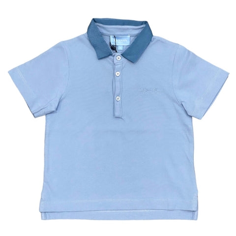 Lanvin Boys Pale Blue Polo Lanvin Boys Pale Blue Polo