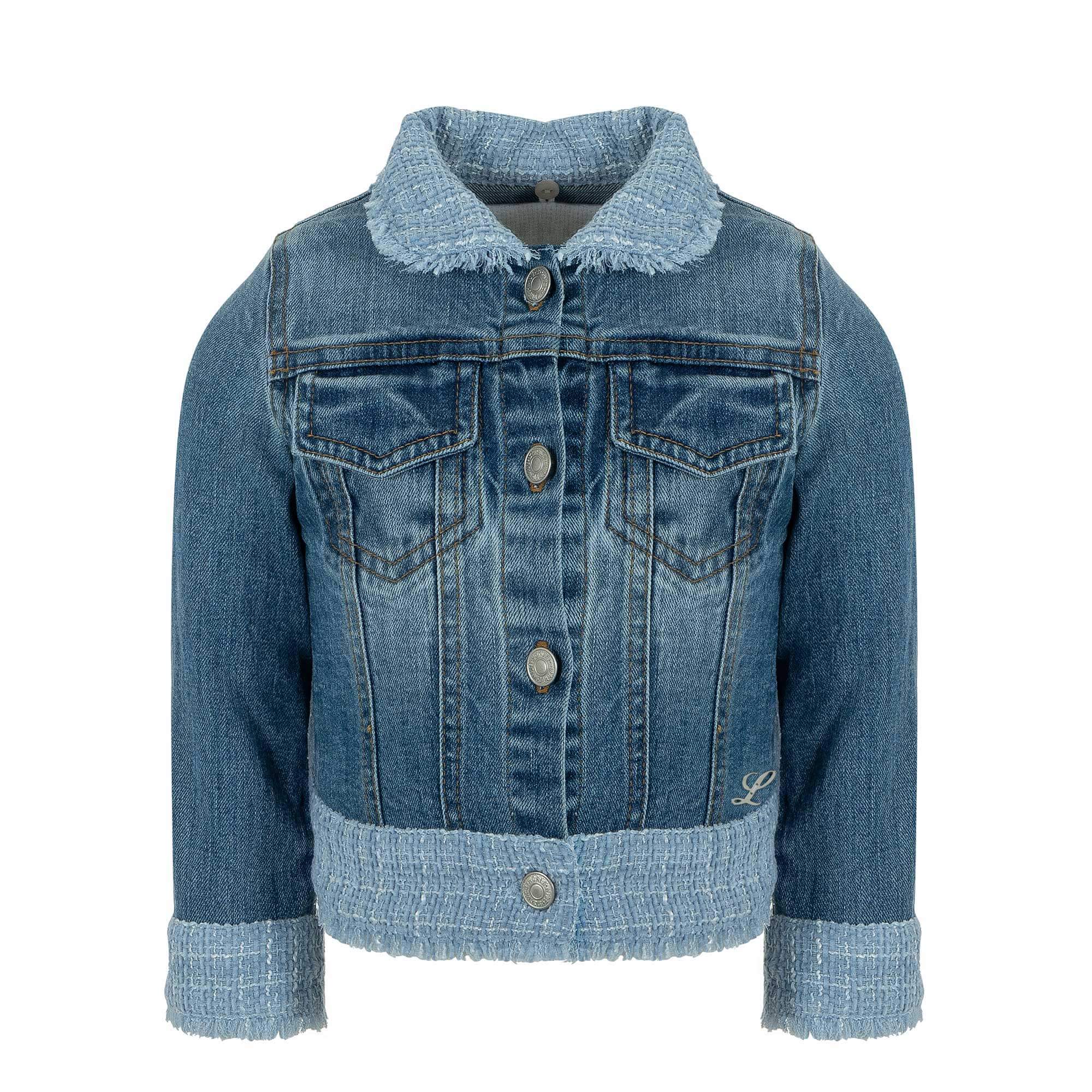 Lapin House Girls Light Blue Denim Jacket Lapin House Girls Light Blue Denim Jacket