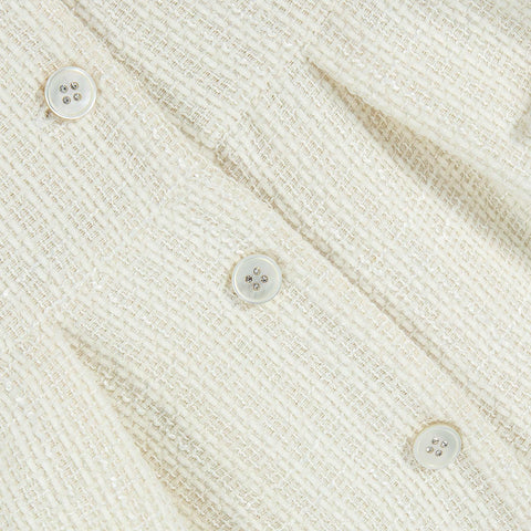 Lapin House Girls Off White Overcoat Lapin House Girls Off White Overcoat