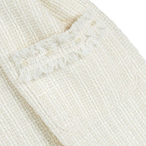 Lapin House Girls Off White Overcoat Lapin House Girls Off White Overcoat