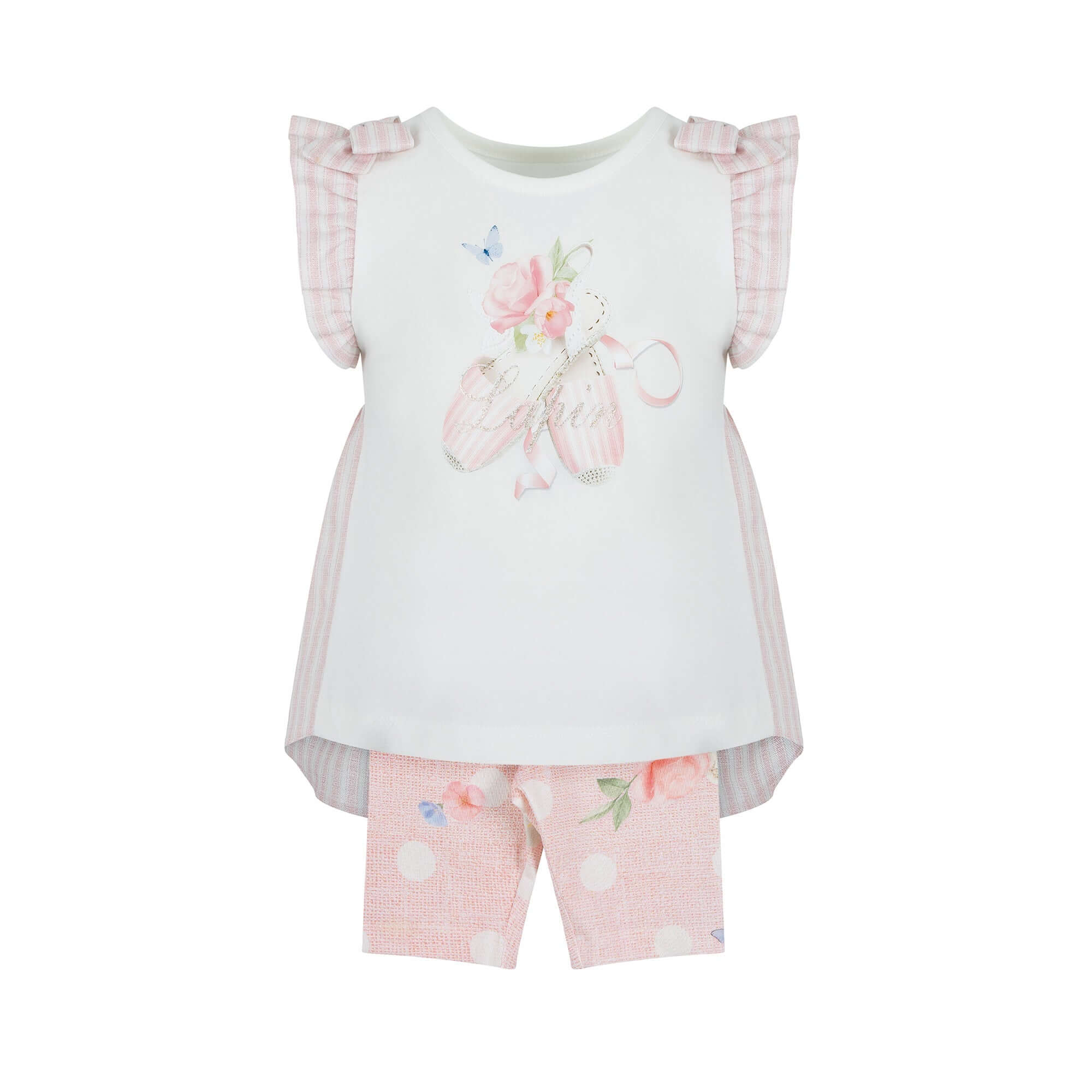 Lapin House Girls Pink Ballet Legging Set Lapin House Girls Pink Ballet Legging Set