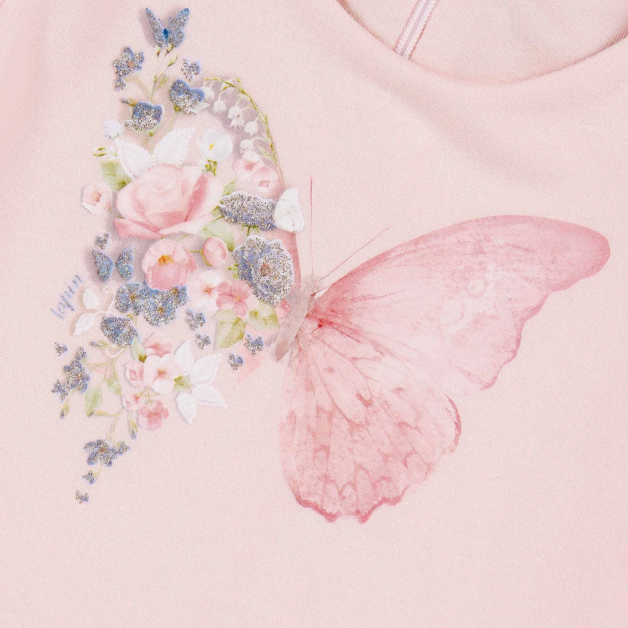 Lapin House Girls Pink Butterfly Dress Lapin House Girls Pink Butterfly Dress