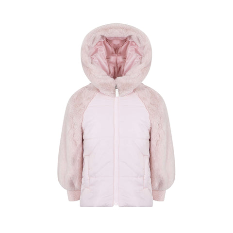 Lapin House Girls Pink Doll Coat Lapin House Girls Pink Doll Coat