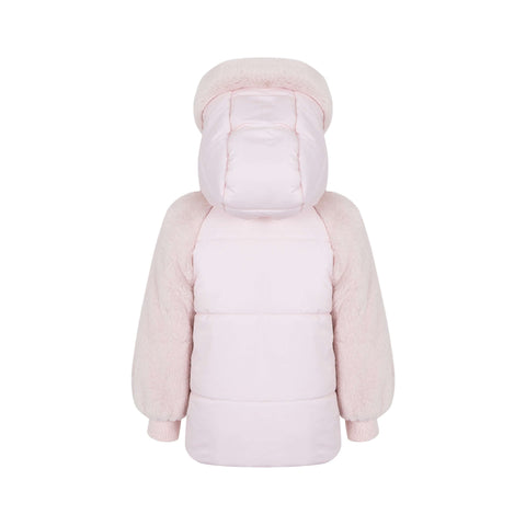 Lapin House Girls Pink Doll Coat Lapin House Girls Pink Doll Coat