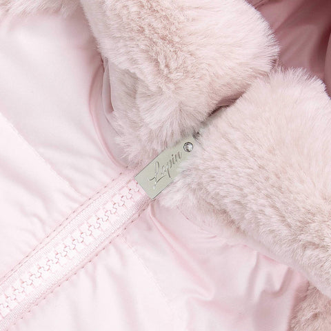 Lapin House Girls Pink Doll Coat Lapin House Girls Pink Doll Coat