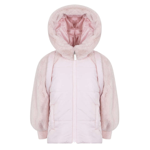 Lapin House Girls Pink Doll Coat Lapin House Girls Pink Doll Coat