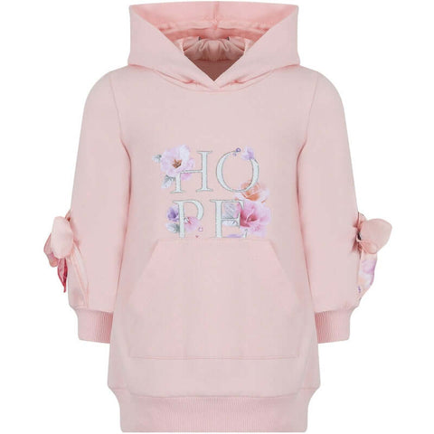 Lapin House Girls Pink Floral Jumper Dress Lapin House Girls Pink Floral Jumper Dress