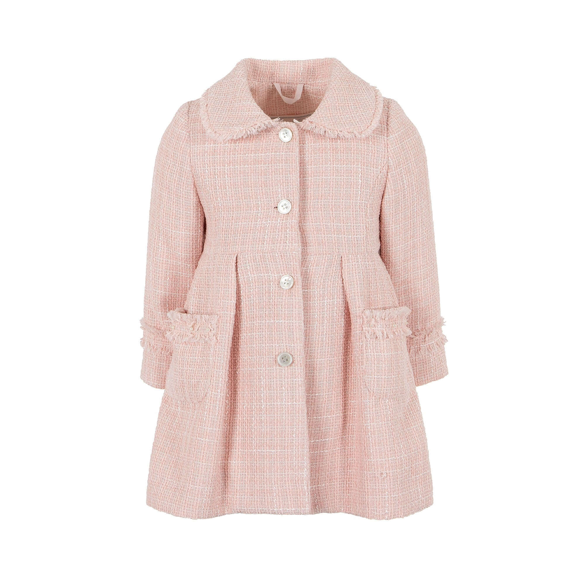 Lapin House Girls Pink Overcoat Lapin House Girls Pink Overcoat