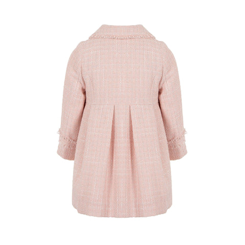 Lapin House Girls Pink Overcoat Lapin House Girls Pink Overcoat