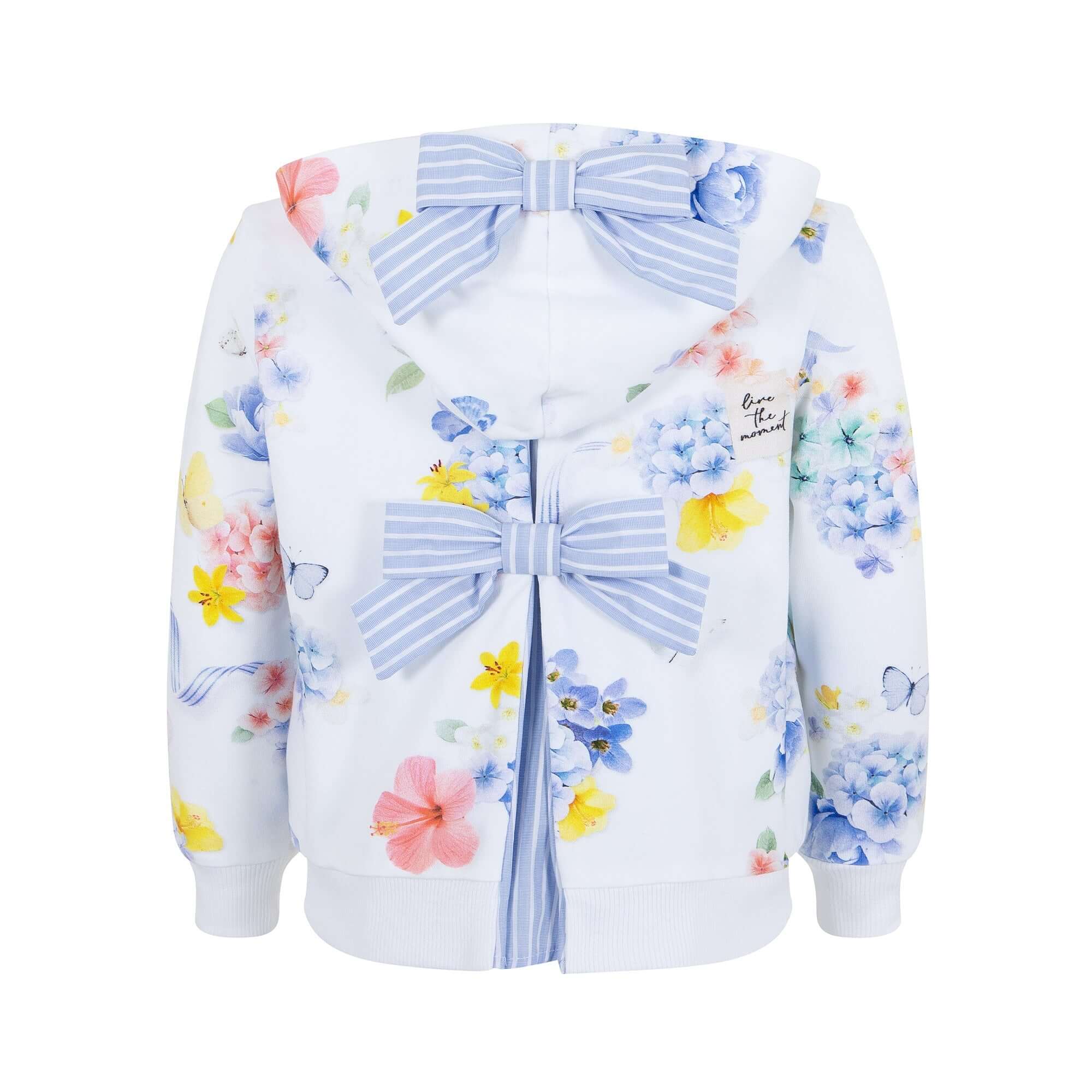 Lapin House Girls White Flower Cardigan Lapin House Girls White Flower Cardigan
