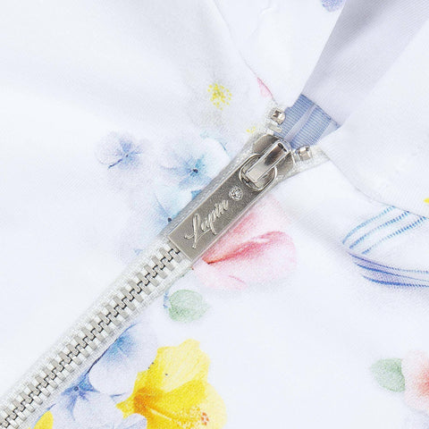 Lapin House Girls White Flower Cardigan Lapin House Girls White Flower Cardigan