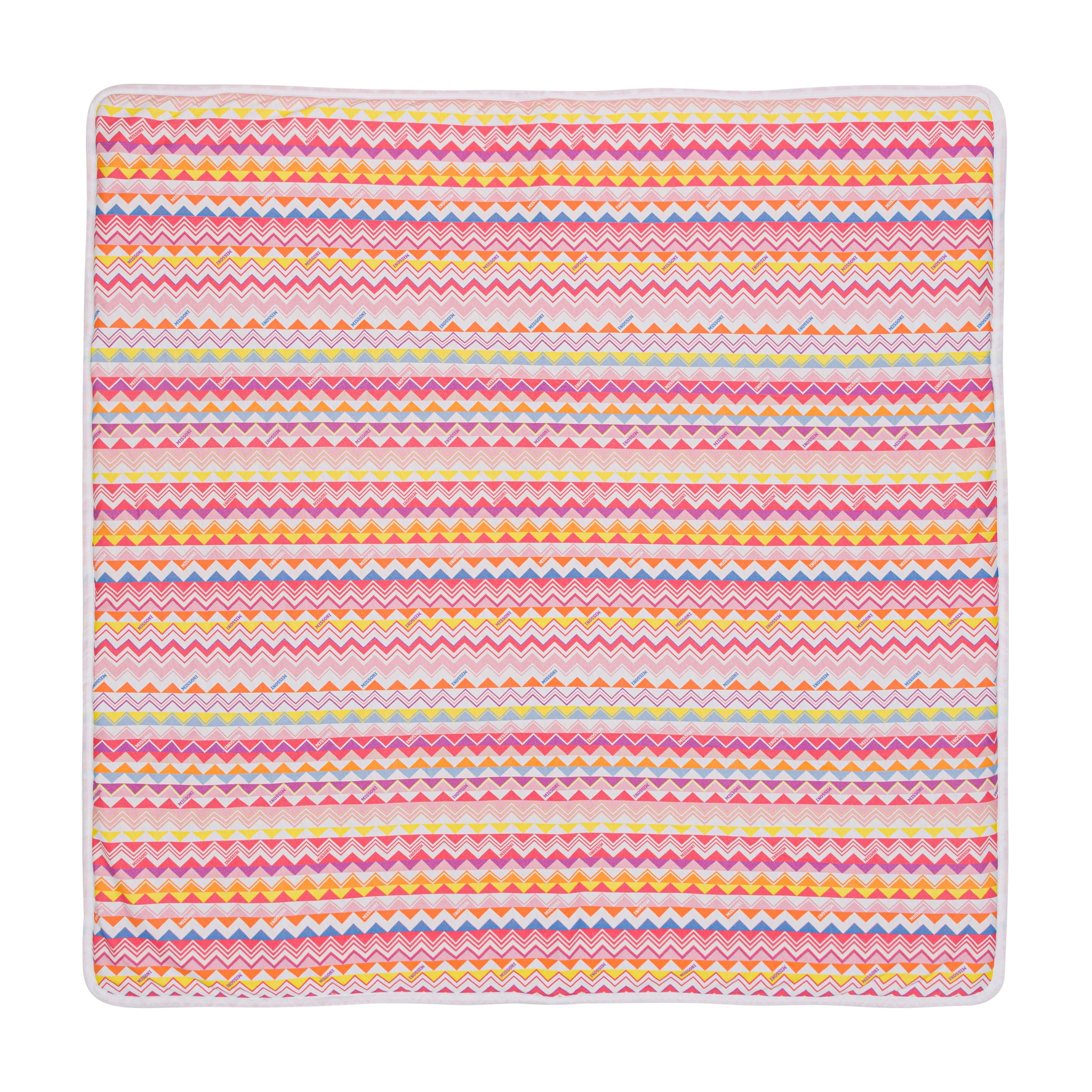 Missoni Kids Baby Girls Pink Zig Zag Blanket Missoni Kids Baby Girls Pink Zig Zag Blanket