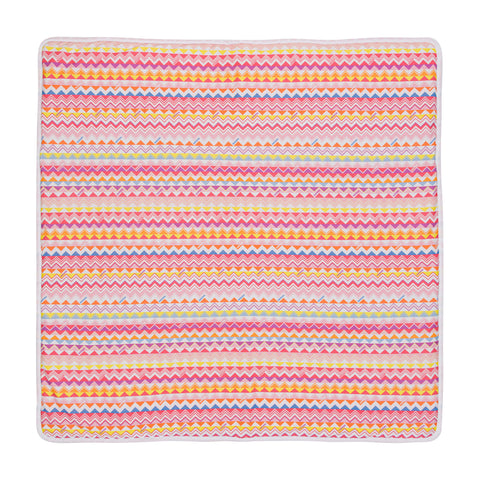 Missoni Kids Baby Girls Pink Zig Zag Blanket Missoni Kids Baby Girls Pink Zig Zag Blanket