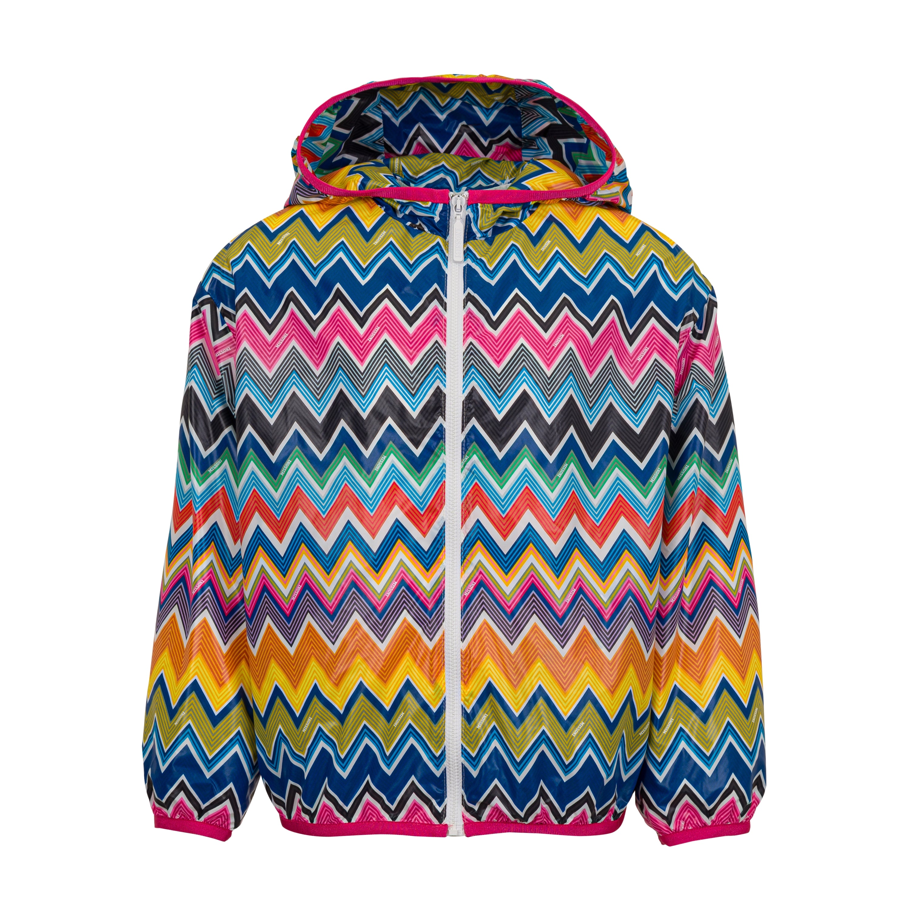 Missoni Kids Girls Multicoloured Zig Zag Jacket Missoni Kids Girls Multicoloured Zig Zag Jacket
