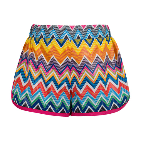 Missoni Kids Girls Multicoloured Zig Zag Shorts Missoni Kids Girls Multicoloured Zig Zag Shorts