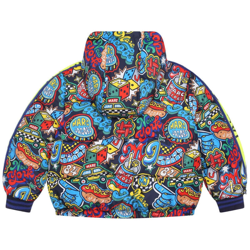 Marc Jacobs Boys All Over Print Puffer Jacket Marc Jacobs Boys All Over Print Puffer Jacket