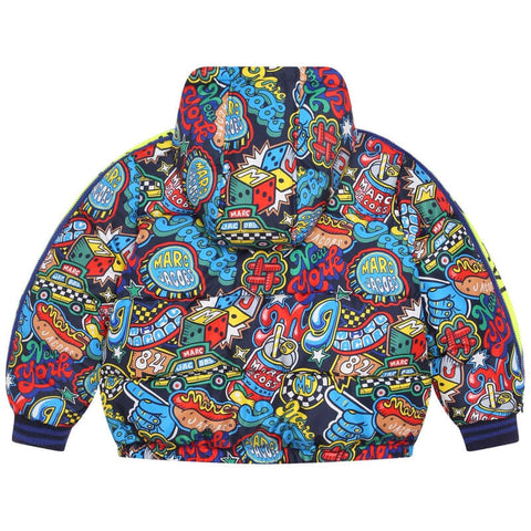Marc Jacobs Boys All Over Print Puffer Jacket Marc Jacobs Boys All Over Print Puffer Jacket