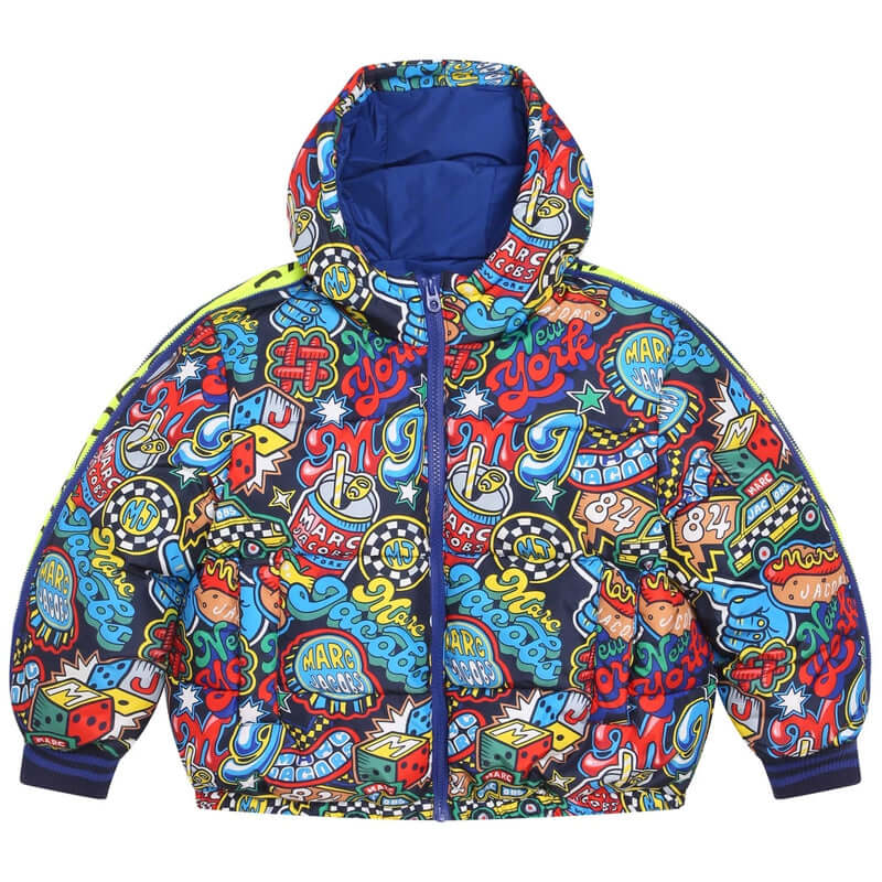 Marc Jacobs Boys All Over Print Puffer Jacket Marc Jacobs Boys All Over Print Puffer Jacket