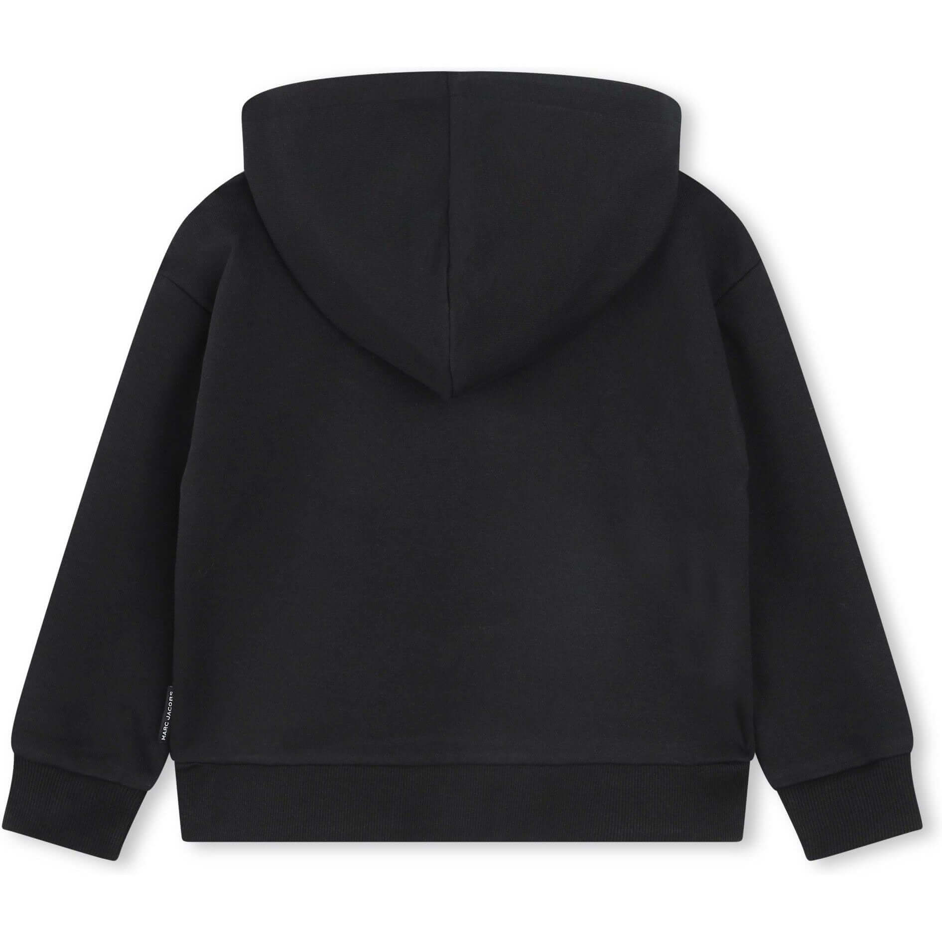 Marc Jacobs Boys Black Hooded Bag Sweatshirt Marc Jacobs Boys Black Hooded Bag Sweatshirt
