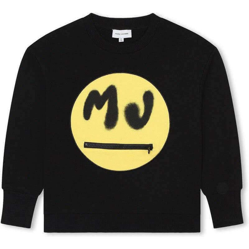 Marc Jacobs Boys Black Marc Jacobs X Smileyworld Sweatshirt Marc Jacobs Boys Black Marc Jacobs X Smileyworld Sweatshirt