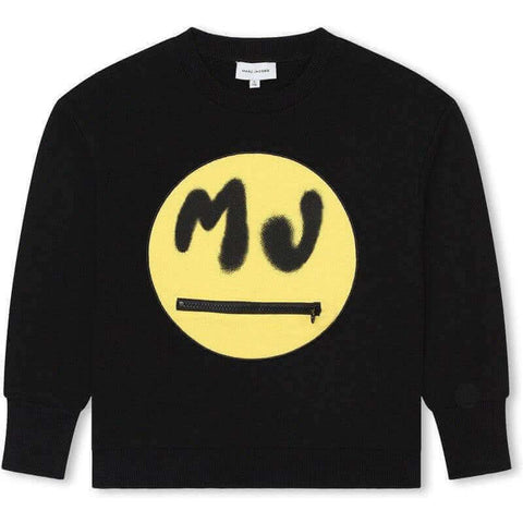 Marc Jacobs Boys Black Marc Jacobs X Smileyworld Sweatshirt Marc Jacobs Boys Black Marc Jacobs X Smileyworld Sweatshirt