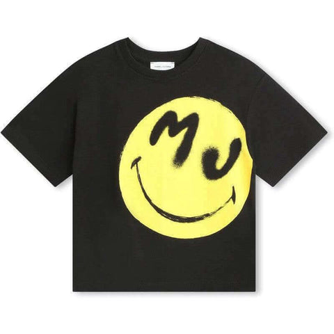 Marc Jacobs Boys Black Marc Jacobs X Smileyworld T-Shirt Marc Jacobs Boys Black Marc Jacobs X Smileyworld T-Shirt