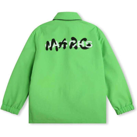Marc Jacobs Boys Black Reversible Graffiti Logo Jacket Marc Jacobs Boys Black Reversible Graffiti Logo Jacket