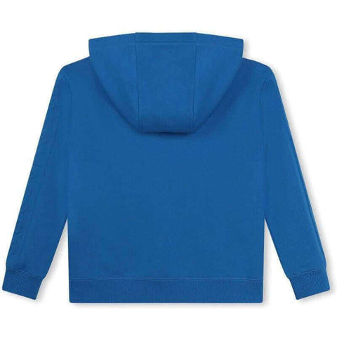 Marc Jacobs Boys Blue Embossed Hoodie Marc Jacobs Boys Blue Embossed Hoodie