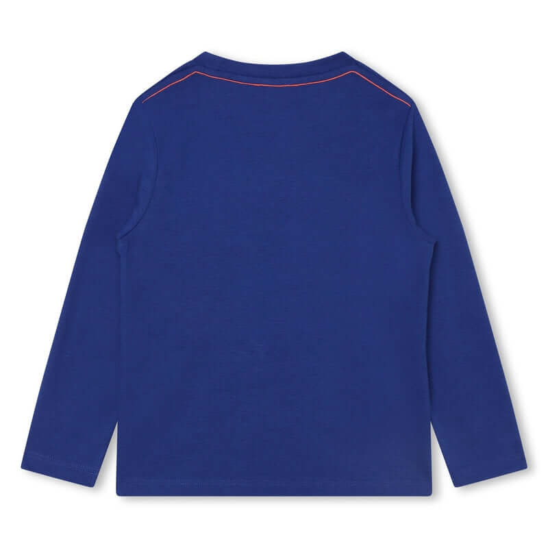 Marc Jacobs Boys Blue Organic Cotton Top Marc Jacobs Boys Blue Organic Cotton Top