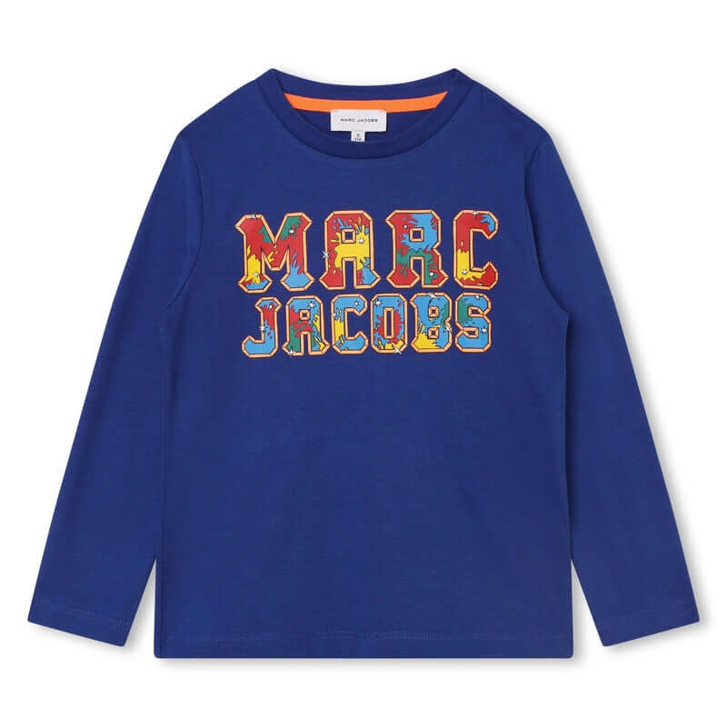 Marc Jacobs Boys Blue Organic Cotton Top Marc Jacobs Boys Blue Organic Cotton Top