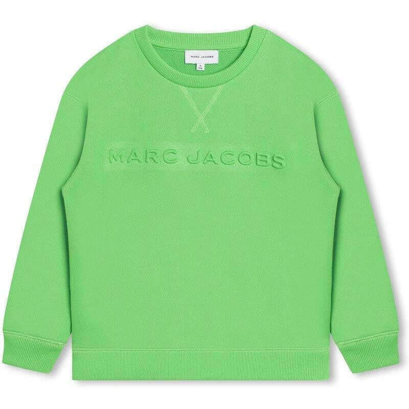 Marc Jacobs Boys Green Embossed Logo Sweatshirt Marc Jacobs Boys Green Embossed Logo Sweatshirt