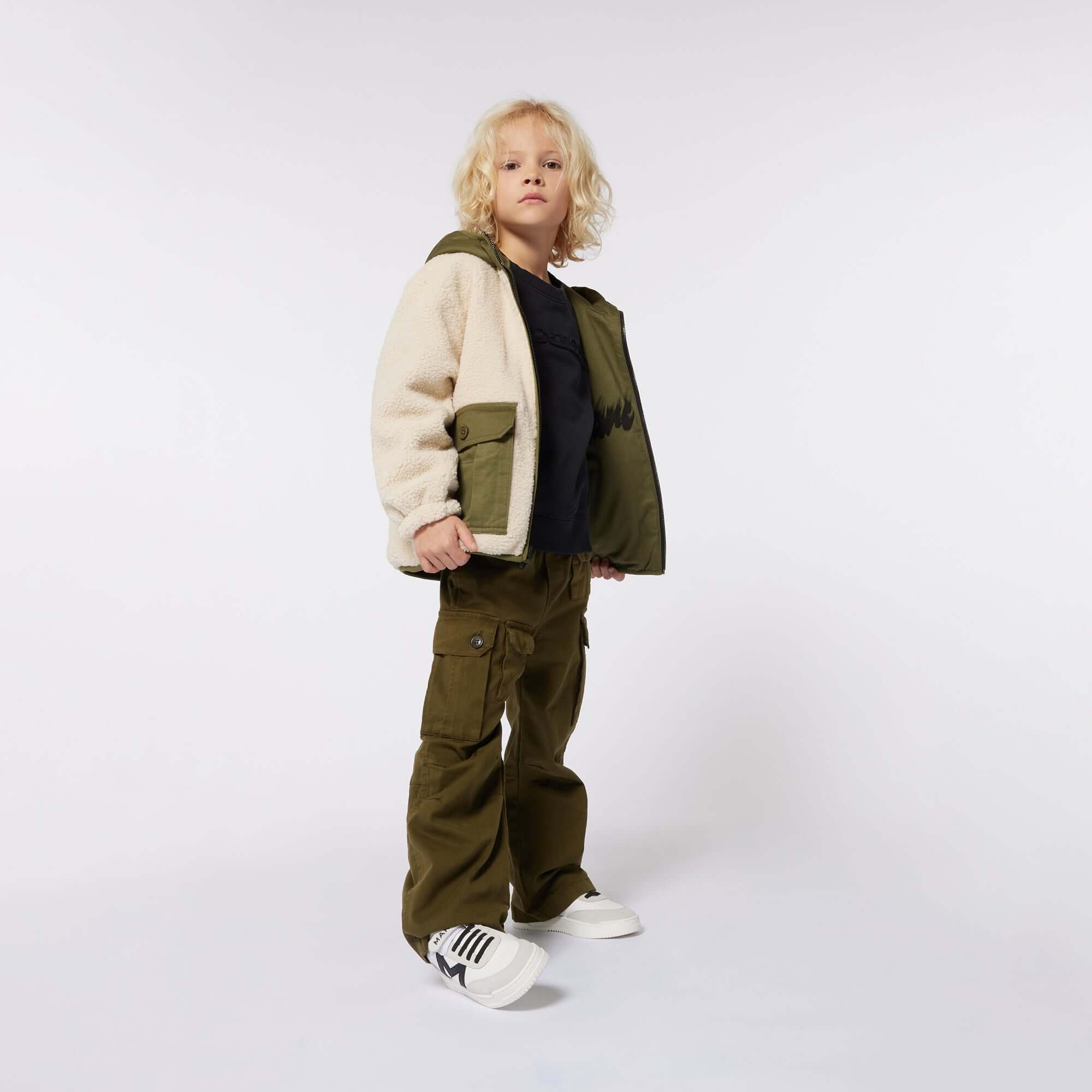 Marc Jacobs Boys Khaki Reversible Jacket Marc Jacobs Boys Khaki Reversible Jacket