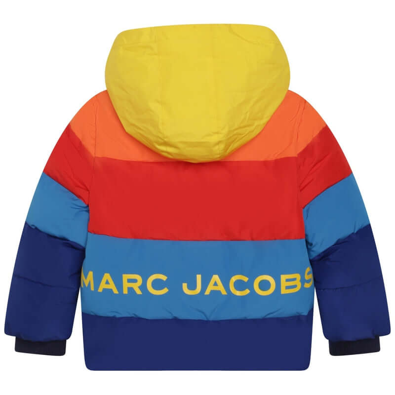 Marc Jacobs Boys Multi Coloured Puffer Jacket Marc Jacobs Boys Multi Coloured Puffer Jacket