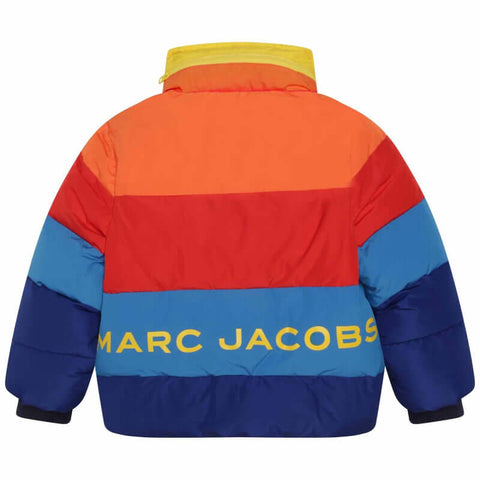 Marc Jacobs Boys Multi Coloured Puffer Jacket Marc Jacobs Boys Multi Coloured Puffer Jacket