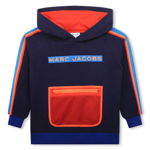 Marc Jacobs Boys Navy Hooded Sweatshirt Marc Jacobs Boys Navy Hooded Sweatshirt