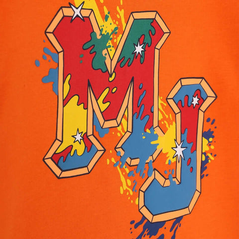 Marc Jacobs Boys Orange Organic T-Shirt Marc Jacobs Boys Orange Organic T-Shirt