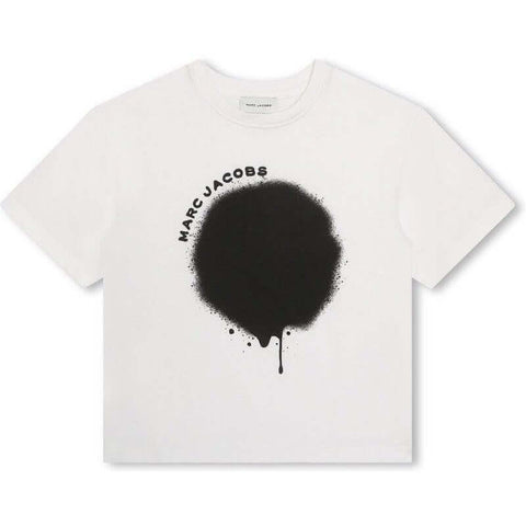 Marc Jacobs Boys White Spray Paint T-Shirt Marc Jacobs Boys White Spray Paint T-Shirt