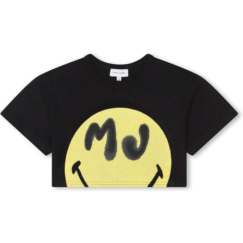 Marc Jacobs Girls Black Marc Jacobs X Smileyworld T-Shirt Marc Jacobs Girls Black Marc Jacobs X Smileyworld T-Shirt