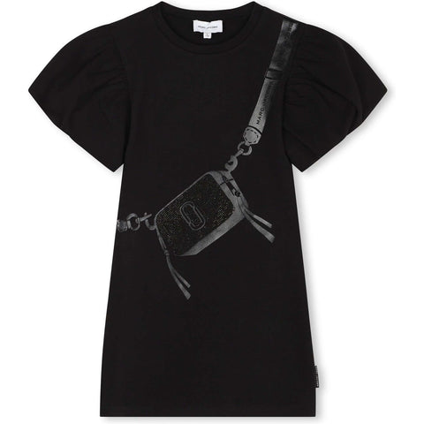 Marc Jacobs Girls Black Short Sleeved Bag Dress Marc Jacobs Girls Black Short Sleeved Bag Dress