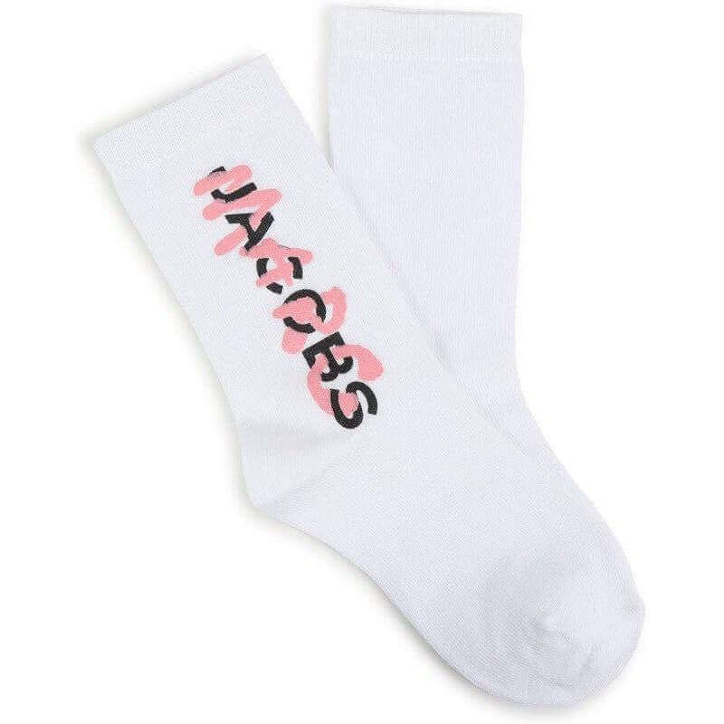 Marc Jacobs Girls Graffiti Logo Socks Marc Jacobs Girls Graffiti Logo Socks