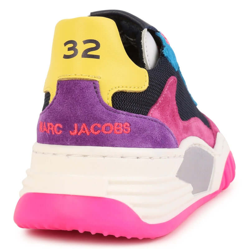 Marc Jacobs Girls Multicoloured Suede Trainers Marc Jacobs Girls Multicoloured Suede Trainers