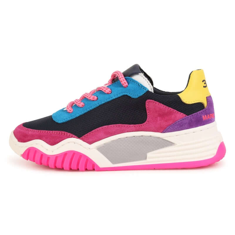 Marc Jacobs Girls Multicoloured Suede Trainers Marc Jacobs Girls Multicoloured Suede Trainers