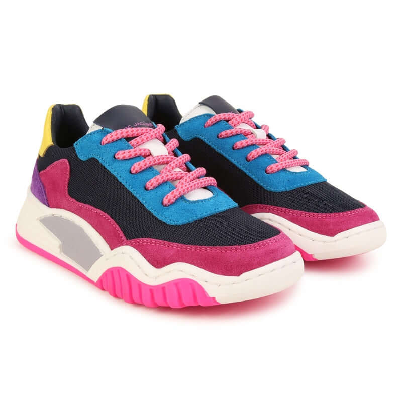 Marc Jacobs Girls Multicoloured Suede Trainers Marc Jacobs Girls Multicoloured Suede Trainers