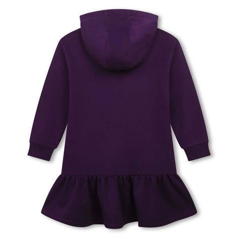 Marc Jacobs Girls Purple Hooded Bag Dress Marc Jacobs Girls Purple Hooded Bag Dress